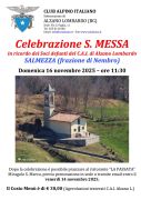 16 novembre S. Messa a Salmezza