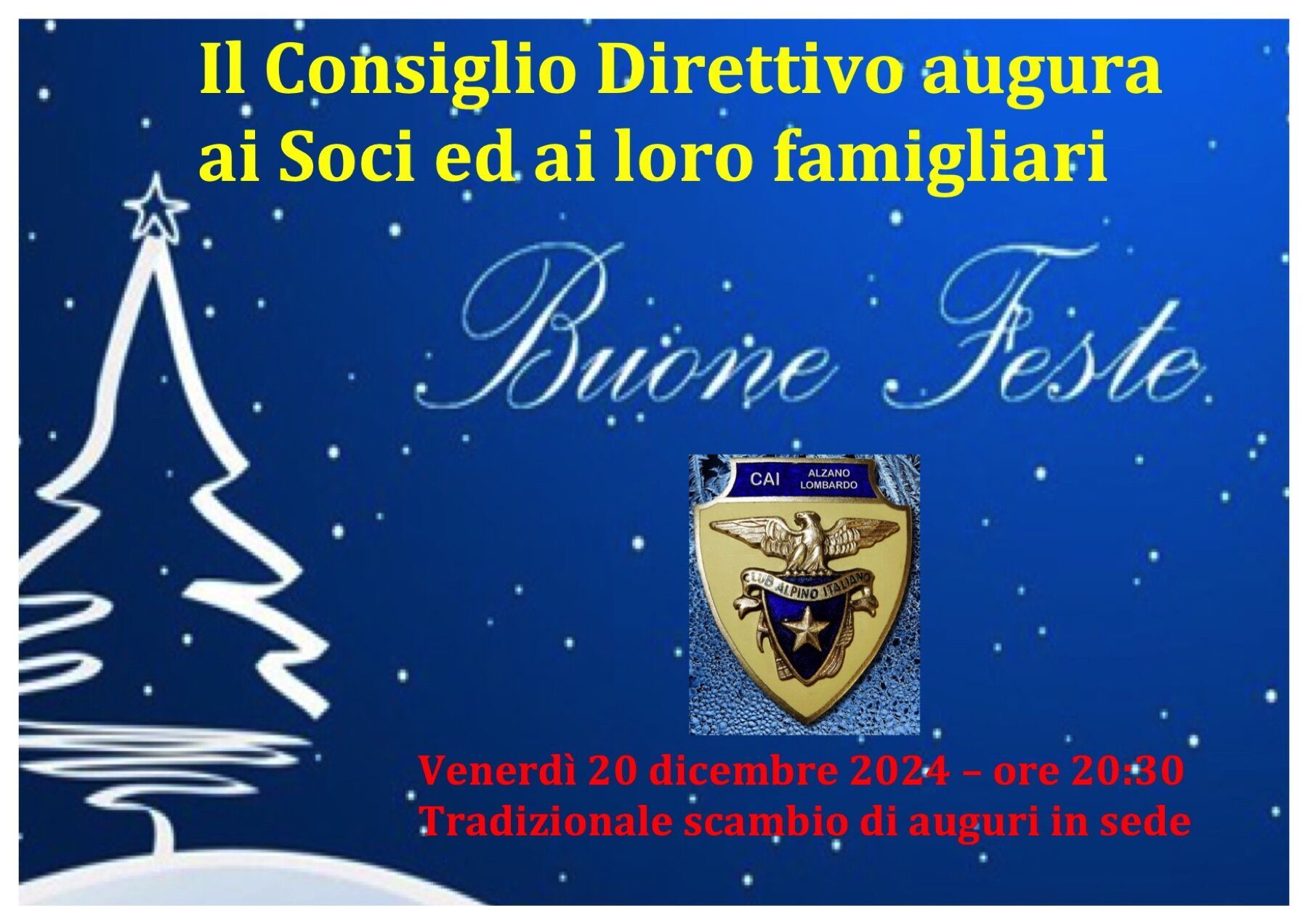 20 dicembre scambio auguri in sede