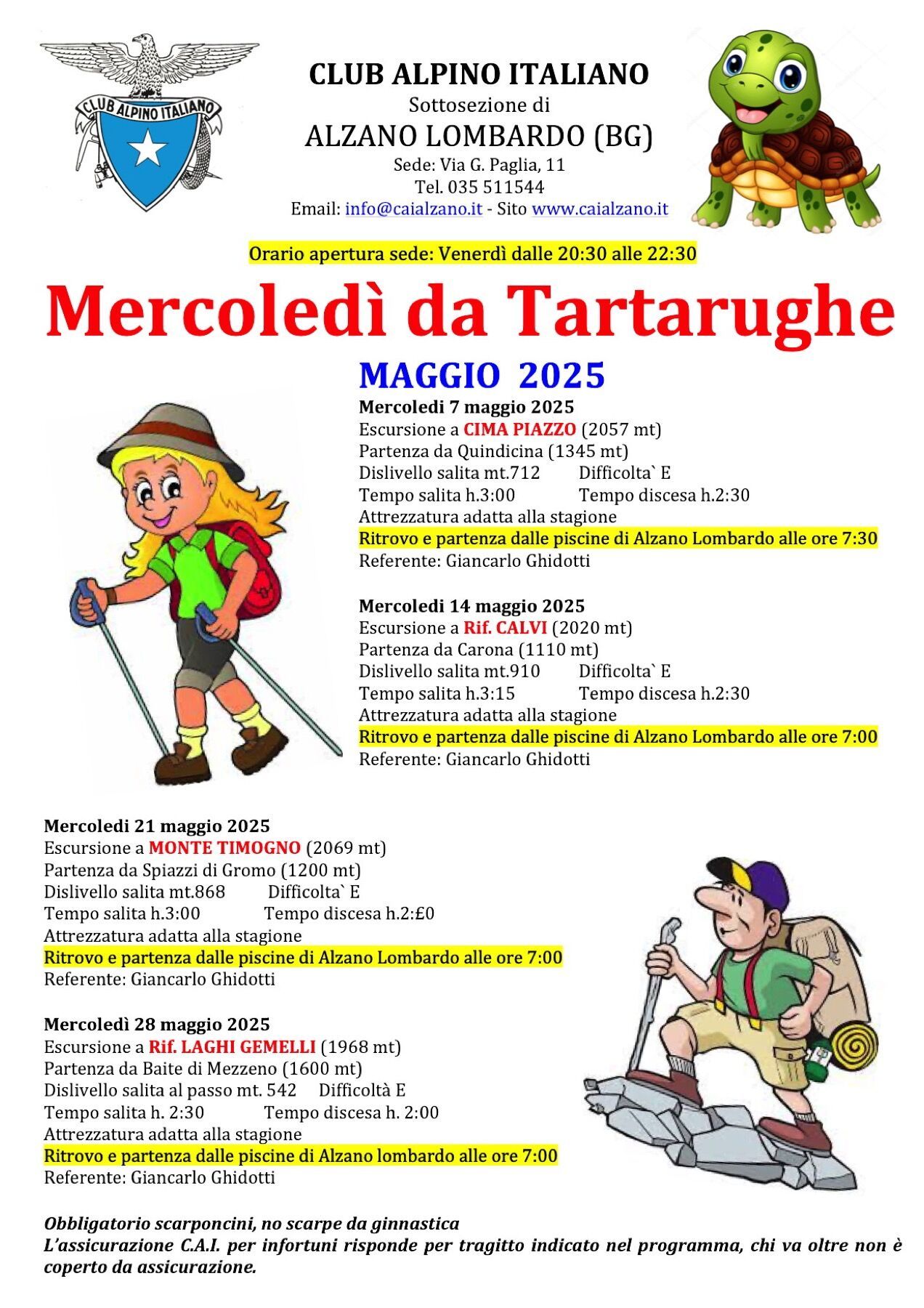 Mercoledì da tartarughe - Maggio
